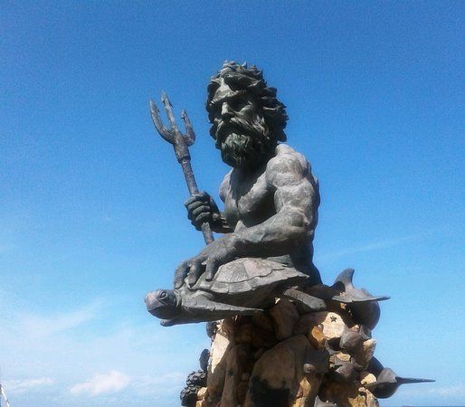 King Neptune Statue on the Boardwalk